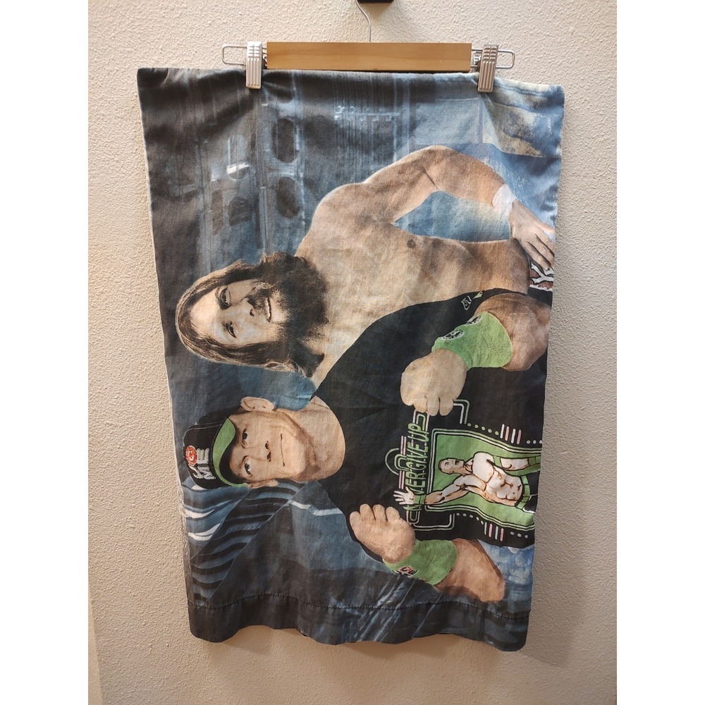 WWE John Cena Roman Reigns Randy Orton Double Sided Pillow Case Fabric Wrestling